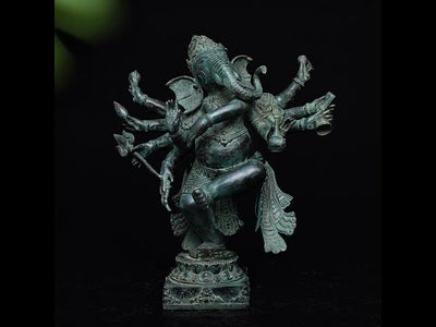 Bronze Dancing Ganesha Sculpture