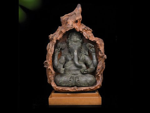 antique ganesha statue