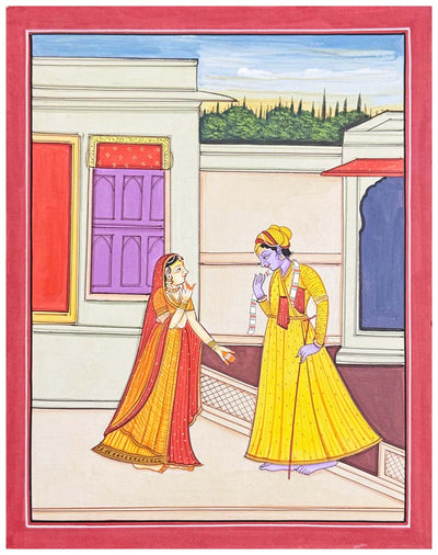 radha krishna painting for sale