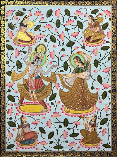 radha krishna painting