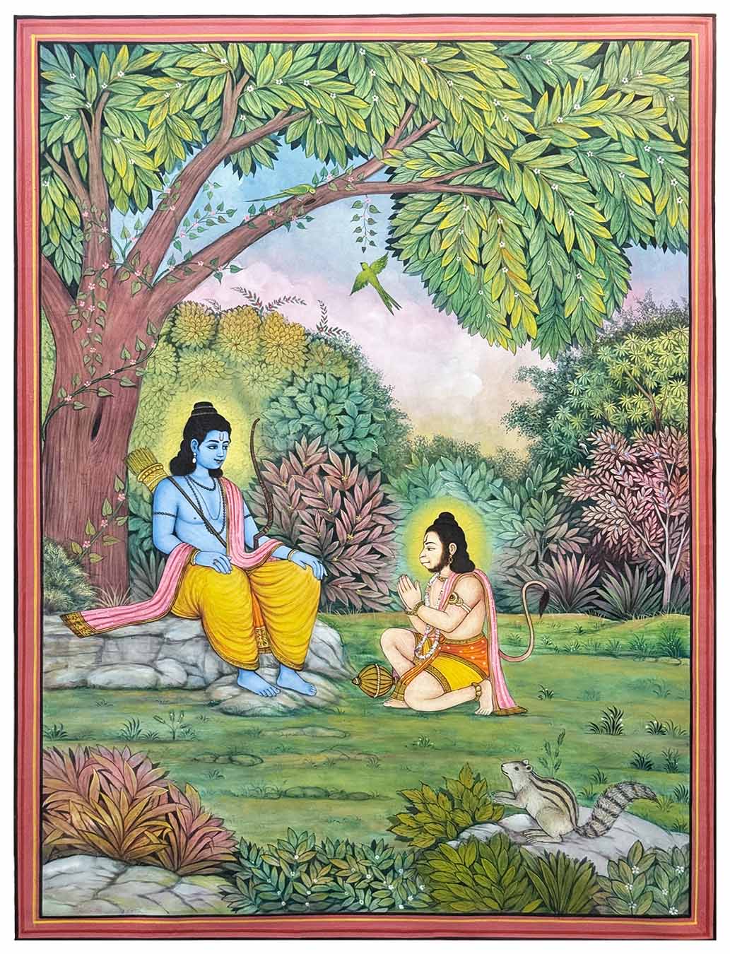 ram hanuman painting