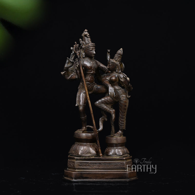 shiva parvati sculpture for sale