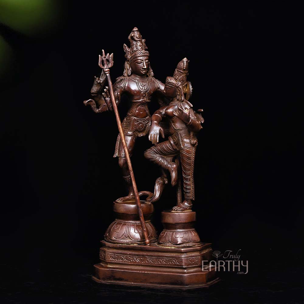 shiva parvati sculpture for sale