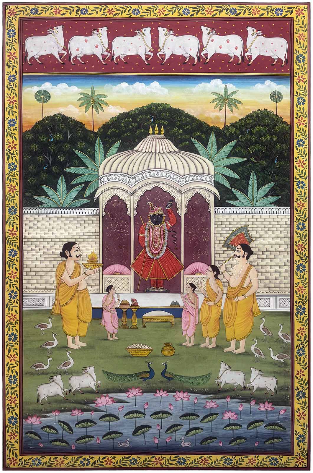 handmade pichwai painting for sale