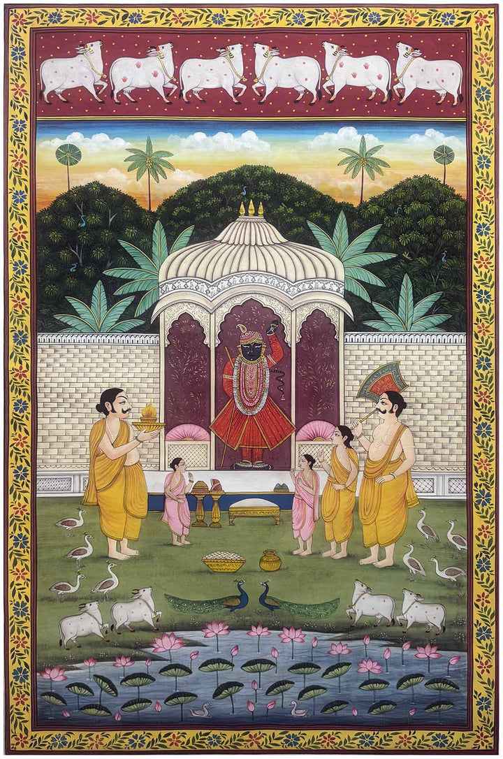handmade pichwai painting for sale