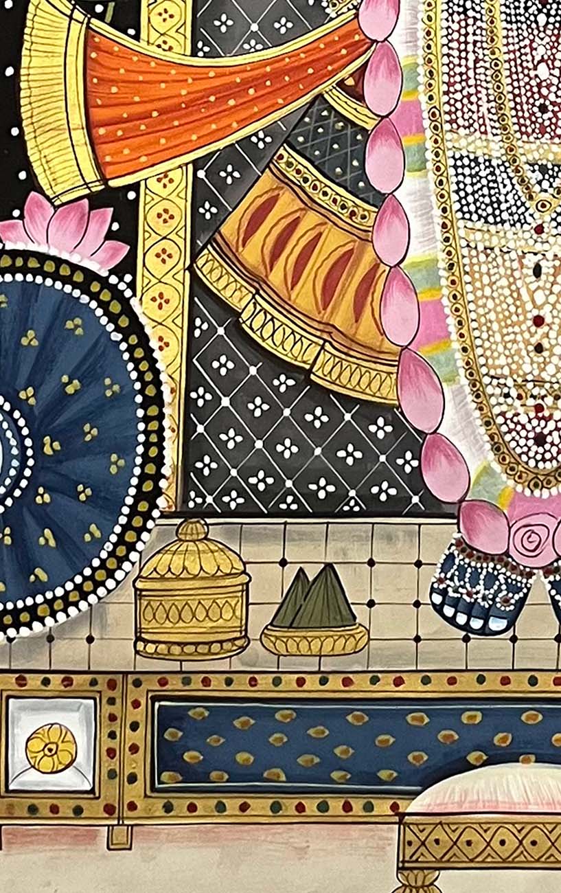 Shrinathji - Handmade Pichwai Painting (Unframed)
