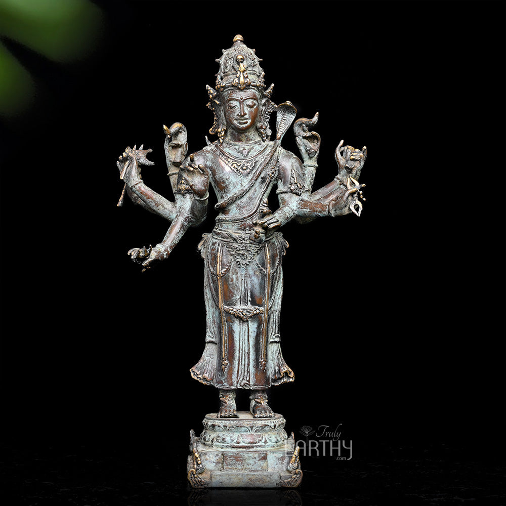 standing shiva statue