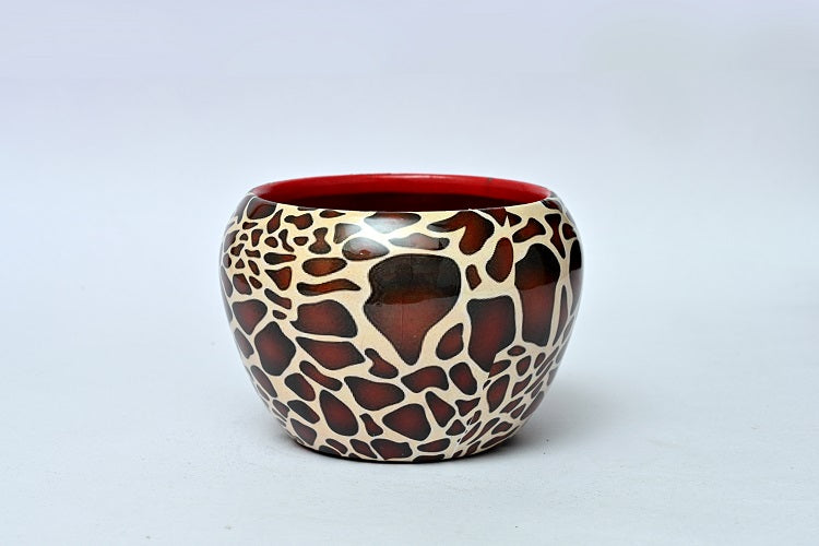 Leopard Metal Planter (without Plant).