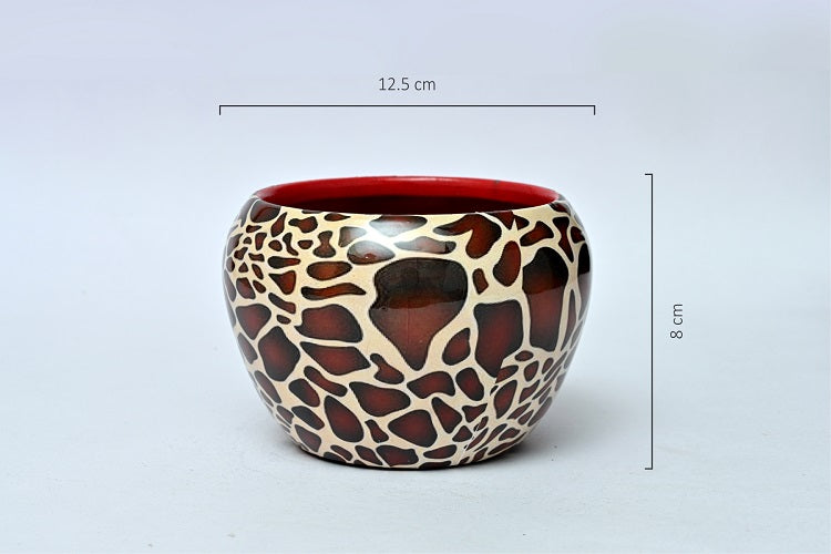 Leopard Metal Planter (without Plant).