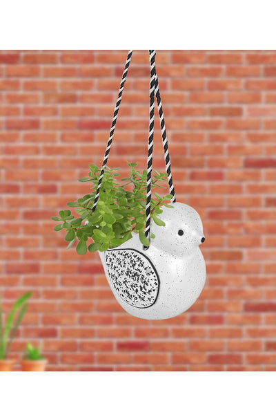Hanging Bird Ceramic Planter (without Plant).