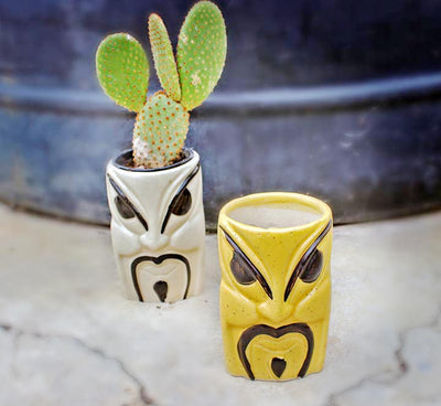 alt="angry man ceramic planter"