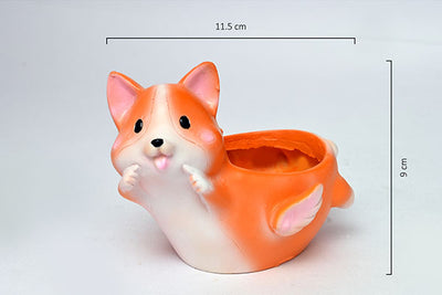 Chipmunk Resin Pot (without Plant).