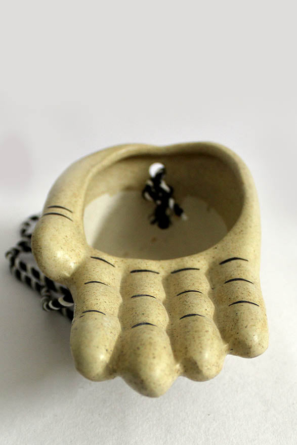 Hanging Hand Ceramic Planter.