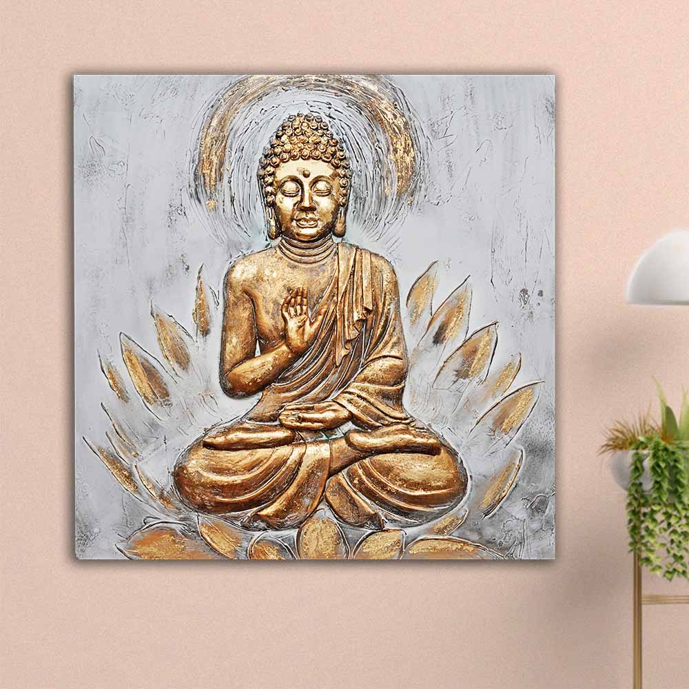 Buddha 3D Canvas Painting