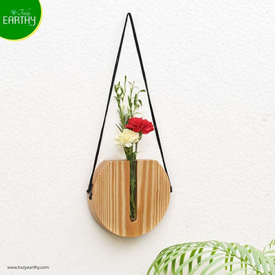 Wooden Hanging Wall Planter (without Plant)