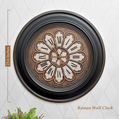 Premium Roman Wall Clock (Continuous Sweep Movement) - Big Size