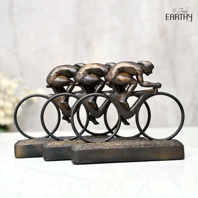 Cycling Athletes Table-Top Sculpture