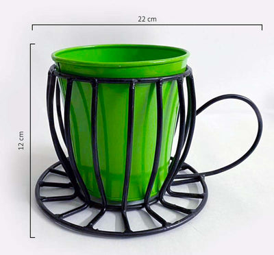 Metal Classy Cup Planter (without Plant).