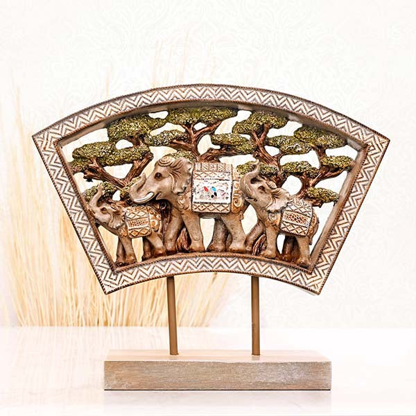 Scenic Elephant Sculpture