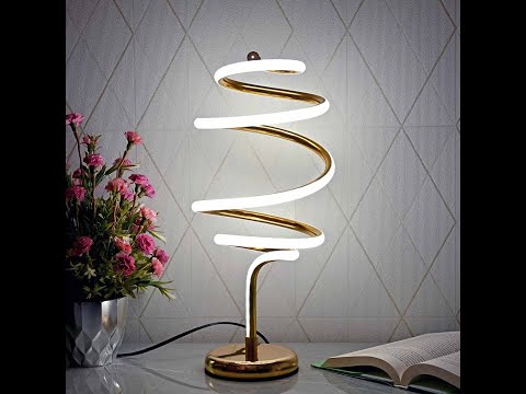 Abstract Modern LED Table Lamp – Truly Earthy - Main Image