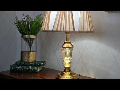 Olivia Crystal Dual LED Table Lamp