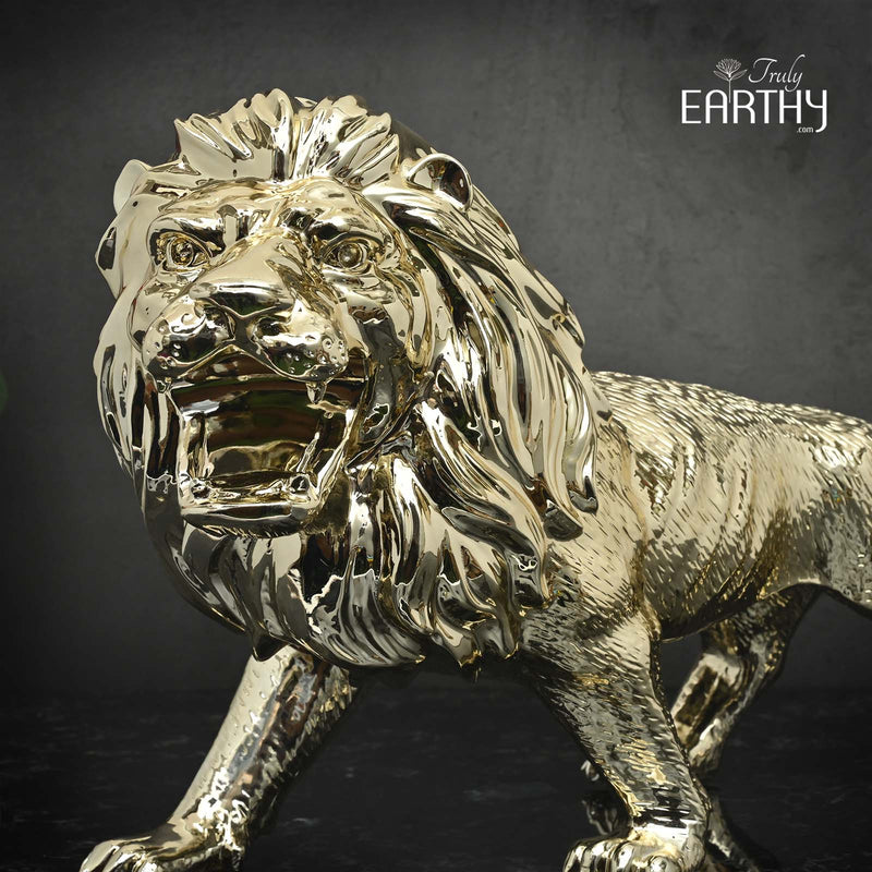 The Majestic Lion - Chrome Plated