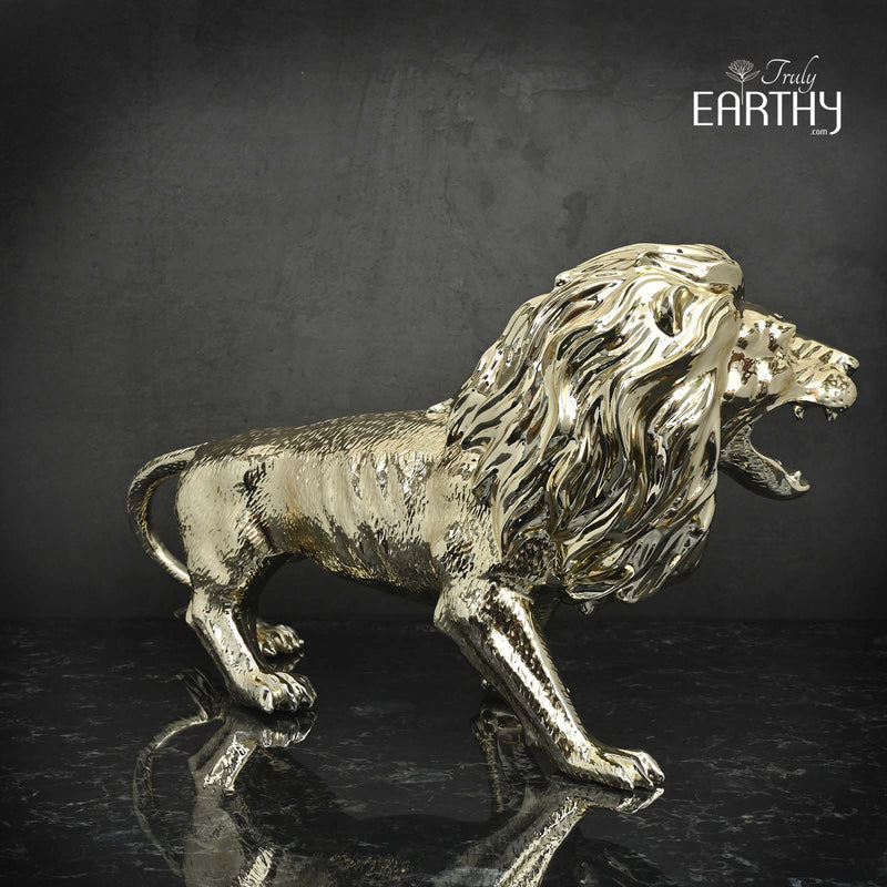 The Majestic Lion - Chrome Plated