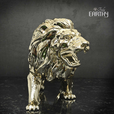 The Majestic Lion - Chrome Plated