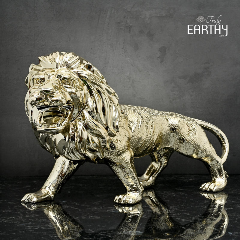 The Majestic Lion - Chrome Plated