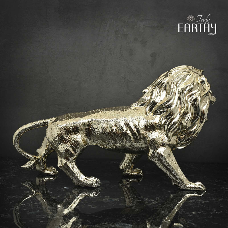 The Majestic Lion - Chrome Plated