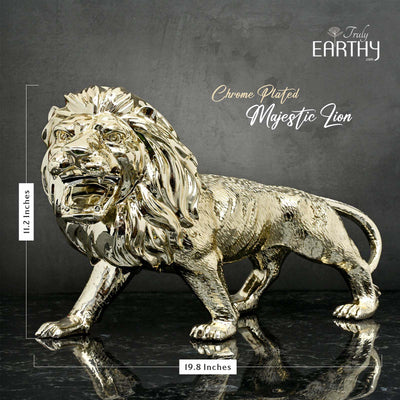 The Majestic Lion - Chrome Plated