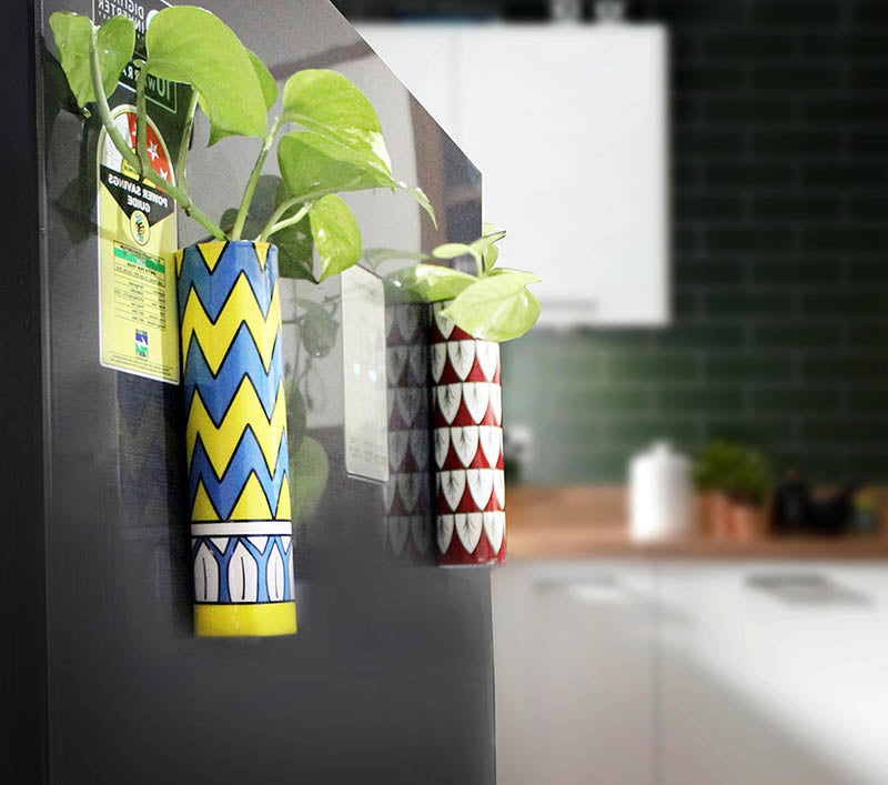 magnetic fridge planter