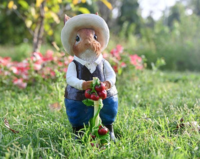 Mr. Rabbit with Cherry Tomato.