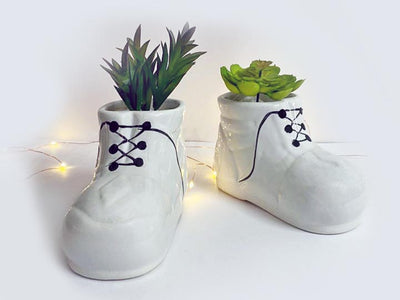 alt="shoes planter"