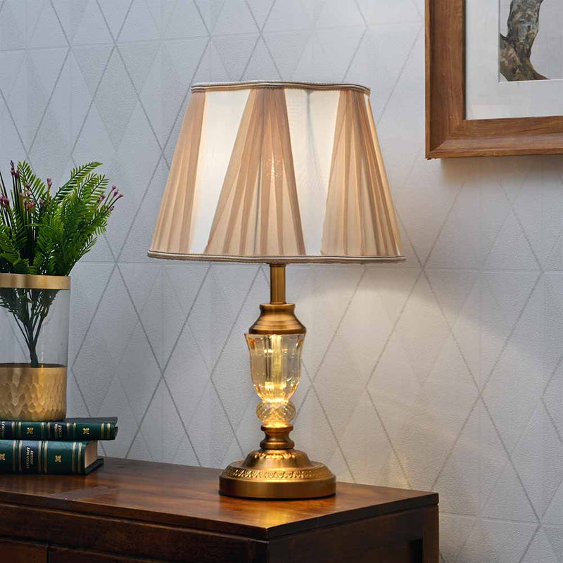 Olivia Crystal Dual LED Table Lamp