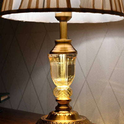 Olivia Crystal Dual LED Table Lamp