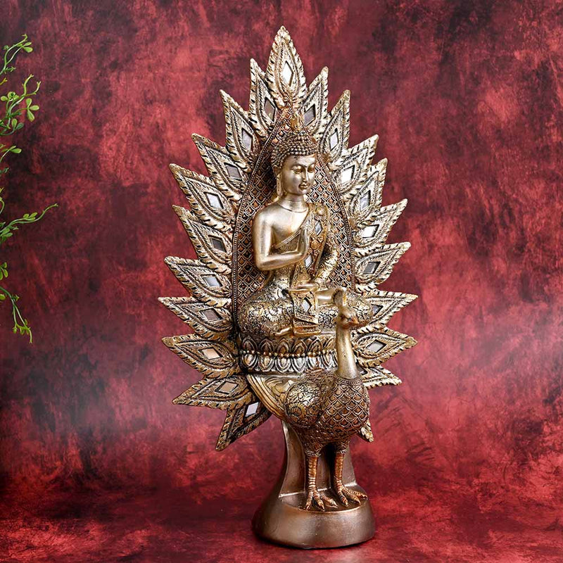 Buddha on Peacock