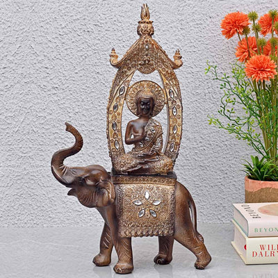 Buddha on Elephant