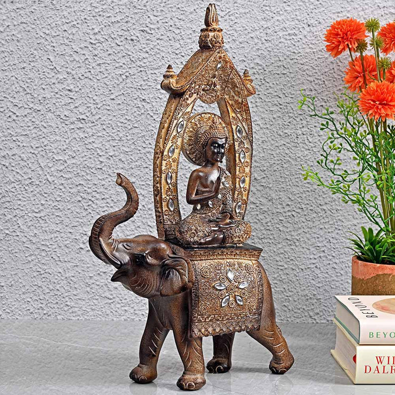 Buddha on Elephant