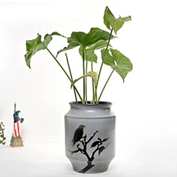 Urban Bird Ceramic Planter (without Plant).