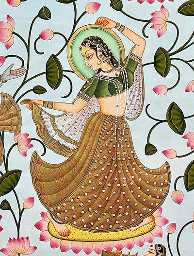 radha krishna painting, angle 2