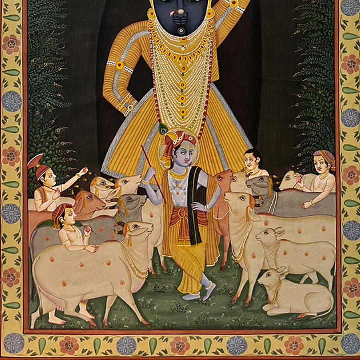 The Handmade Pichwai Shrinathji Painting