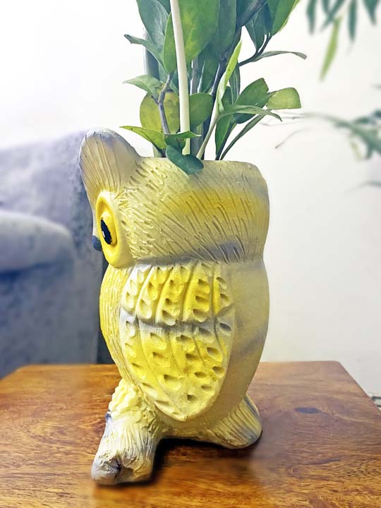 owl pot plant Wise Owl Planter (Without Plant) – Truly Earthy