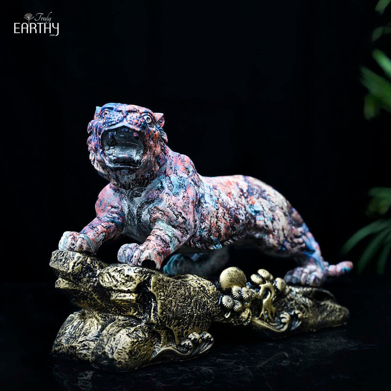 The Vibrant Tiger Figurine