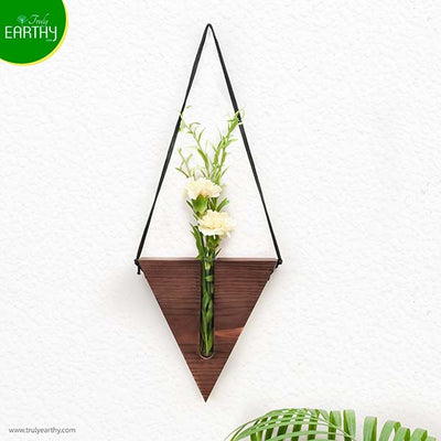 Wooden Hanging Wall Planter (without Plant)