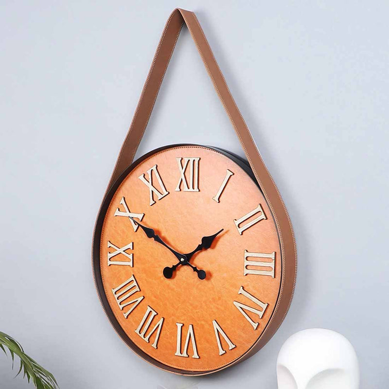Uber Leather Wall Clock