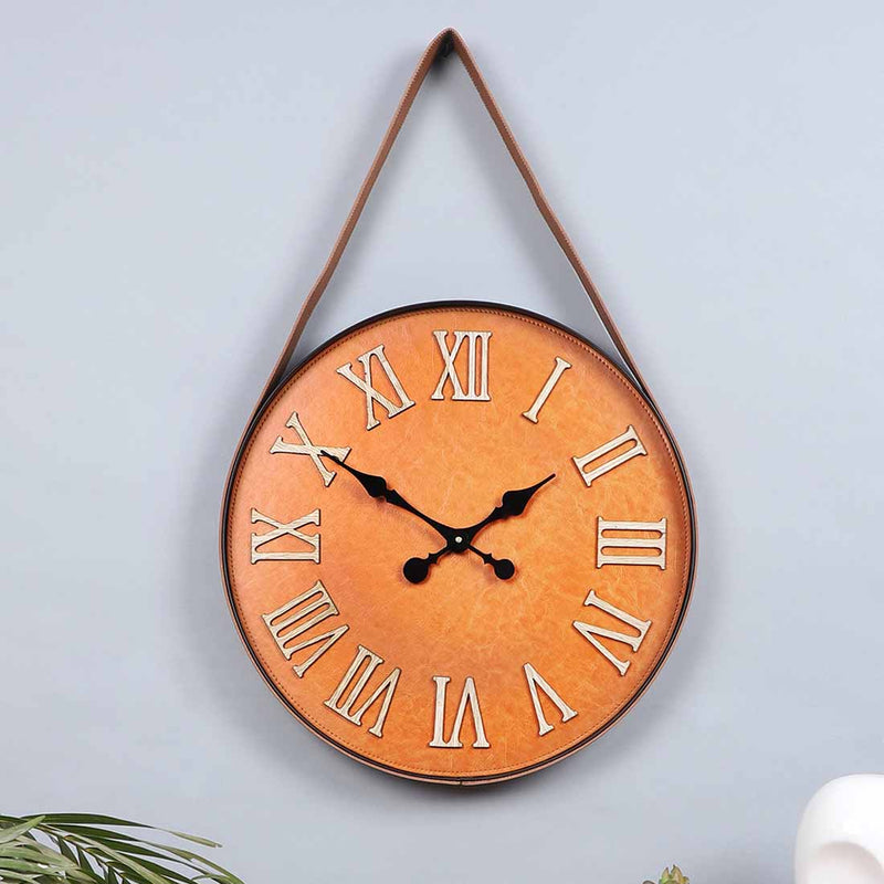 Uber Leather Wall Clock